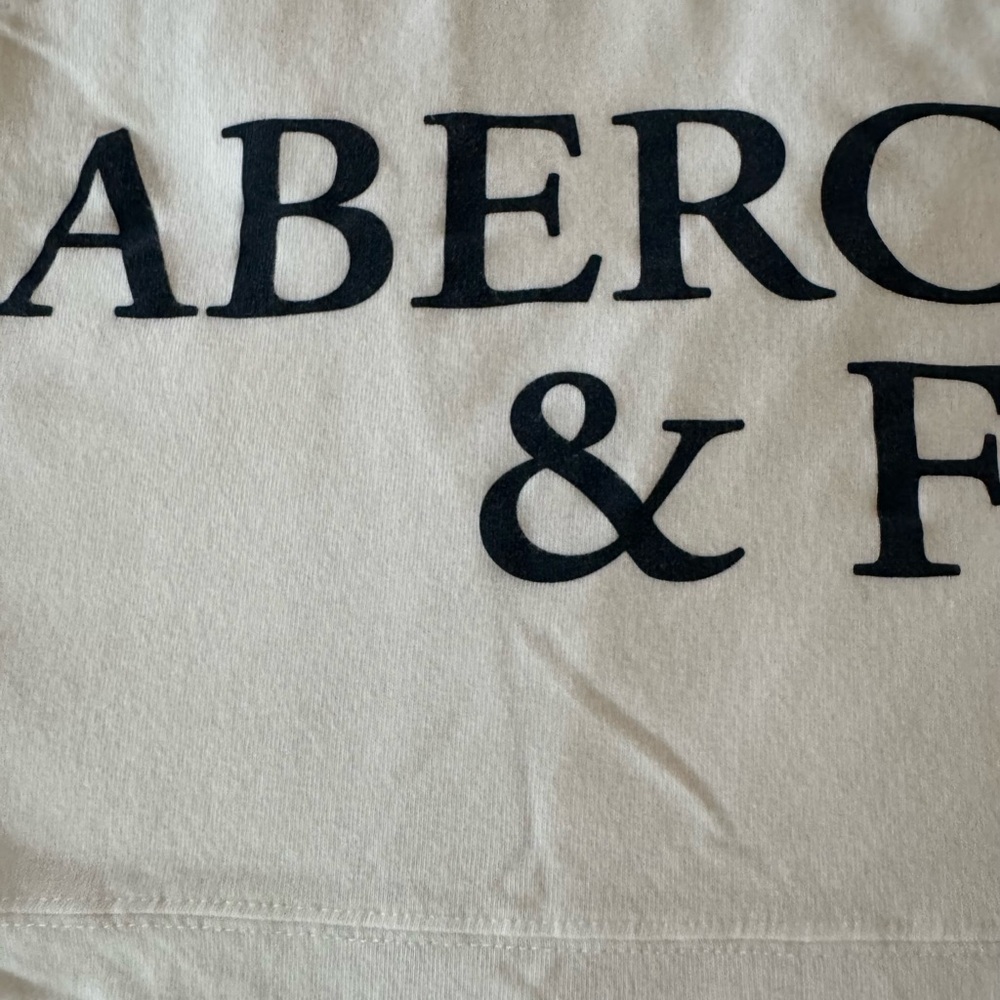 Abercrombie & Fitch White Men's Long Sleeve Tee - Picture 4 of 5